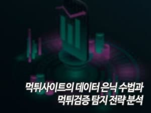 먹튀사이트의 데이터 은닉 수법과 먹튀검증 탐지 전략 분석