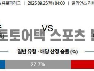 2025년 9월 25일 니스 vs AS 로마 UEFA 유로파리그 예선전 경기 분석 섬네일 이미지