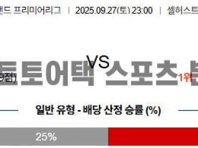 2025년 9월 27일 크리스탈 팰리스 vs 리버풀 EPL 프리미어리그 경기 분석 섬네일 이미지