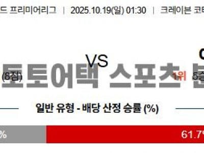 2025년 10월 19일 풀럼 vs 아스날 EPL 프리미어리그 경기 분석 섬네일 이미지