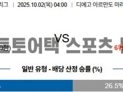 2025년 10월 2일 나폴리 vs 스포르팅 UEFA 챔피언스리그 예선전 경기 분석 섬네일 이미지