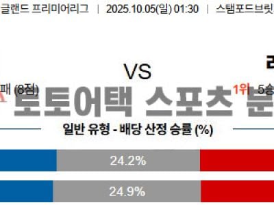 2025년 10월 05일 첼시 vs 리버풀 EPL 프리미어리그 경기 분석 섬네일 이미지