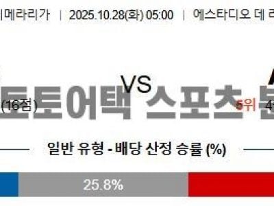 2025년 10월 28일 레알 베티스 vs AT 마드리드 라리가 경기 분석 섬네일 이미지