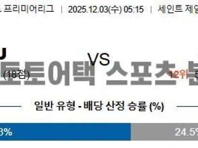 2025년 12월 3일 뉴캐슬 vs 토트넘 EPL 프리미어리그 전문가의 승부 예측 섬네일 이미지