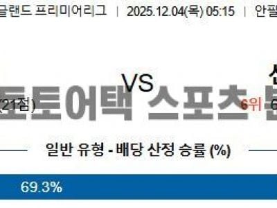 2025년 12월 4일 리버풀 vs 선덜랜드 EPL 프리미어리그 전문가 프리뷰 섬네일 이미지