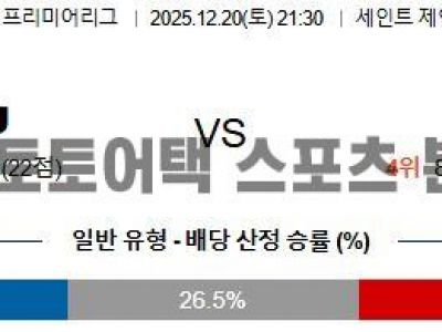 2025년 12월 20일 뉴캐슬 vs 첼시 EPL 프리미어리그 전문가의 승리 전망 섬네일 이미지
