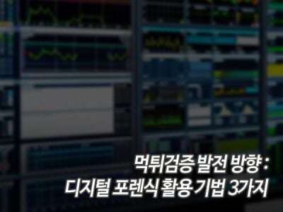 먹튀검증 발전 방향: 디지털 포렌식 활용 기법 3가지 섬네일 이미지