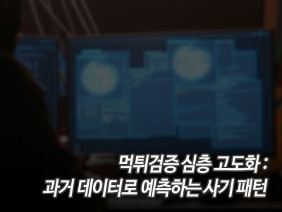 먹튀검증 심층 고도화: 과거 데이터로 예측하는 사기 패턴 섬네일 이미지